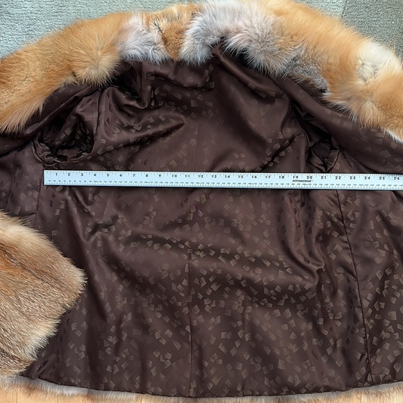 Genuine Natural Red Fox Fur Jacket - NWT - Picture 12 of 17